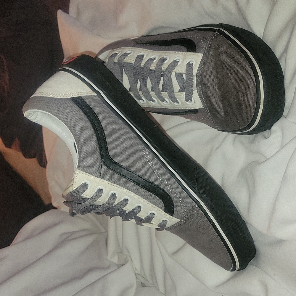 Canvas leather Vans Women